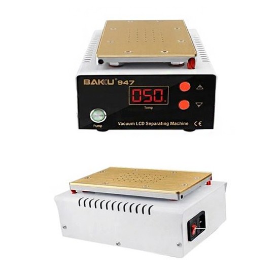 Separador de Vácuo LCD Baku BK-947 Máquina de Reparo de Tela Separador de Vácuo LCD Baku BK-947 Máquina de Reparo de Tela